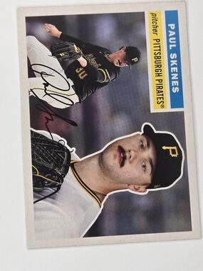 Paul Skenes Topps Heritage 2025 Baseball Card - Pittsburgh Pirates